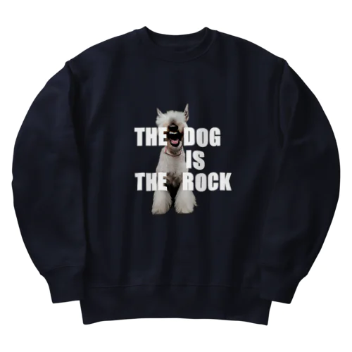 THE　DOG　IS　THE ROCK Heavyweight Crew Neck Sweatshirt