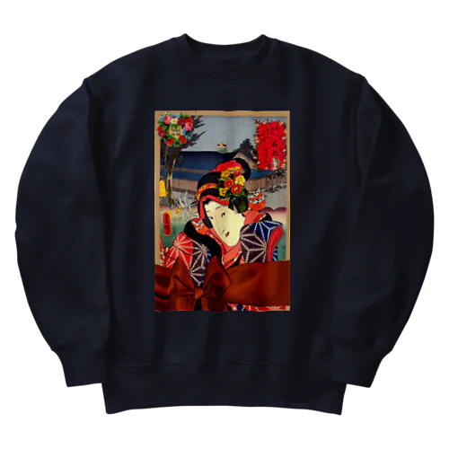 お江戸ガーリー Heavyweight Crew Neck Sweatshirt