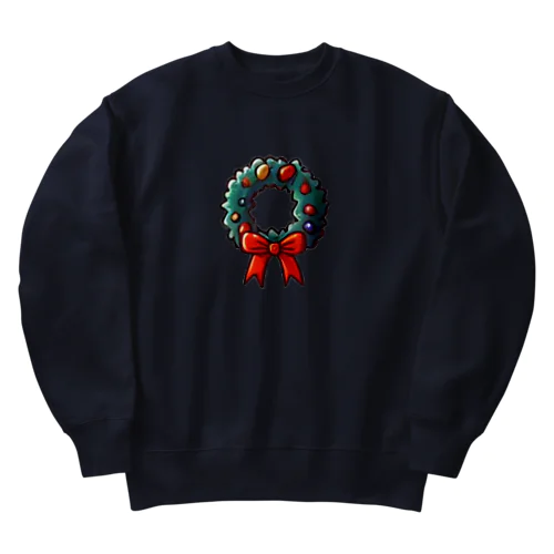 クリスマスリース🎄✨ Heavyweight Crew Neck Sweatshirt