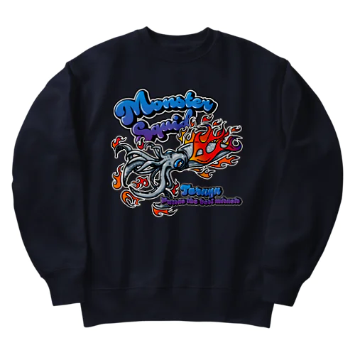 MONSTER SQUID Heavyweight Crew Neck Sweatshirt