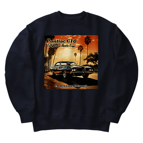 Pontiac GTO  California Santa Cruz モンスターマシーン Heavyweight Crew Neck Sweatshirt