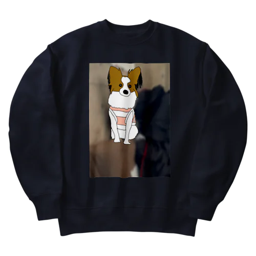 パピヨン Heavyweight Crew Neck Sweatshirt