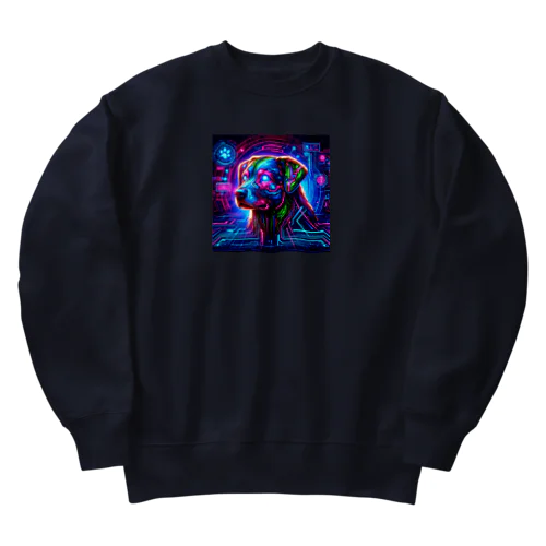 テクノな犬 Heavyweight Crew Neck Sweatshirt