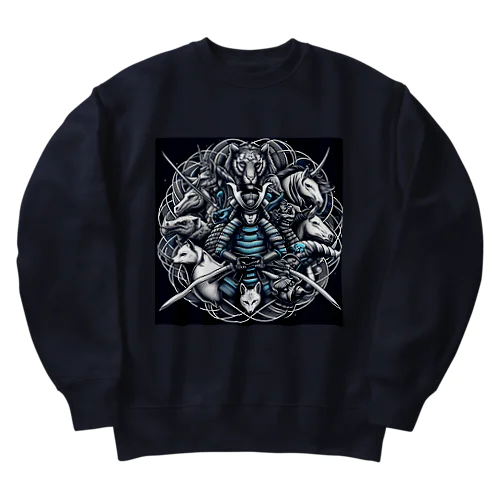 侍大将とshinobi達 Heavyweight Crew Neck Sweatshirt