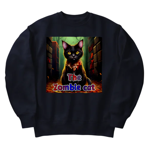 The zombie cat ヘビーウェイトスウェット