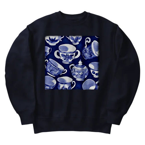 花の詩カップ(The Flower Poetry Cup) Heavyweight Crew Neck Sweatshirt