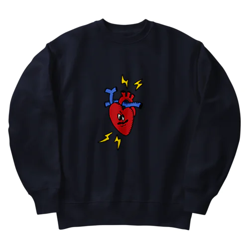 動悸がする Heavyweight Crew Neck Sweatshirt