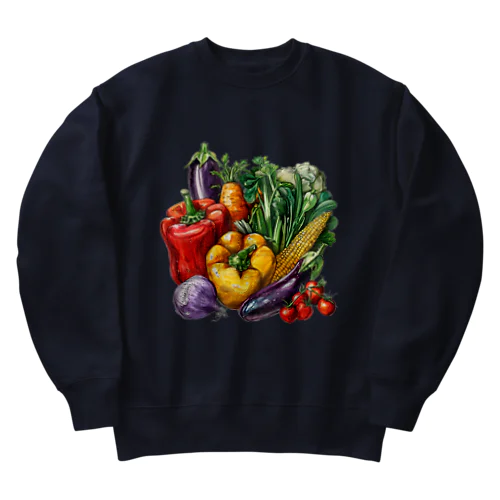 野菜生活　#001 Heavyweight Crew Neck Sweatshirt