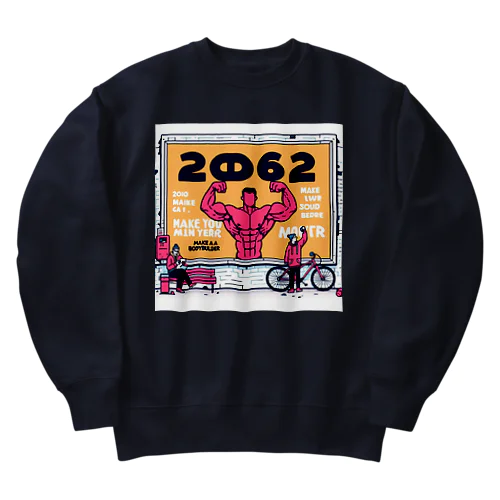 【2062】アート Heavyweight Crew Neck Sweatshirt