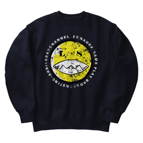 SMILE OLD PAINT2 Heavyweight Crew Neck Sweatshirt