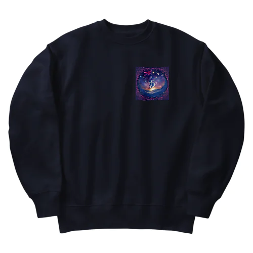 うさぎの異世界冒険 Heavyweight Crew Neck Sweatshirt