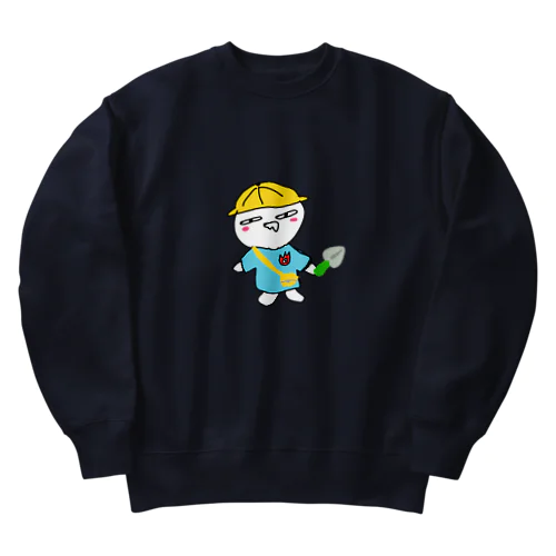 遠い目をした何か Heavyweight Crew Neck Sweatshirt