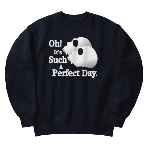 Oh! It's Such A Perfectday.（白） Heavyweight Crew Neck Sweatshirt