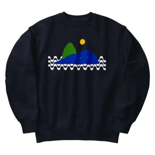 シュガーロフ・マウンテン（Day/背景透明） Heavyweight Crew Neck Sweatshirt