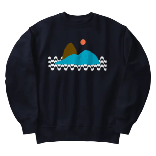 シュガーロフ・マウンテン（Night/背景透明） Heavyweight Crew Neck Sweatshirt