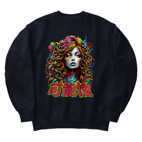 Exploring the Colors of Creativity 🎨✨ Heavyweight Crew Neck Sweatshirt