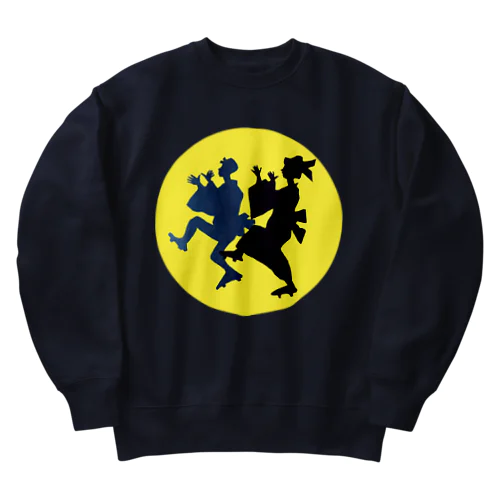 月夜の郡上踊 Heavyweight Crew Neck Sweatshirt