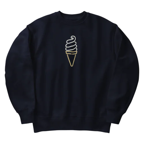 ソフトクリーム（color） Heavyweight Crew Neck Sweatshirt