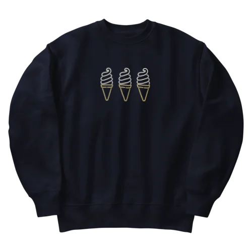 ソフトクリーム（color 3） Heavyweight Crew Neck Sweatshirt