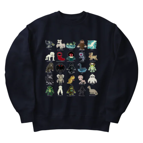 ドットUMA図鑑 Heavyweight Crew Neck Sweatshirt