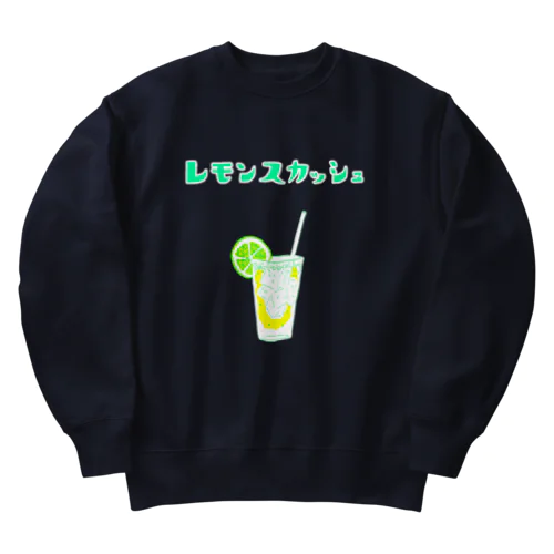 夏デザイン「レモンスカッシュ」（Tシャツ・パーカー・グッズ・ETC） Heavyweight Crew Neck Sweatshirt