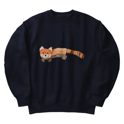 小熊貓＜レッサーパンダ＞ Heavyweight Crew Neck Sweatshirt