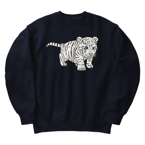 白虎の仔 Heavyweight Crew Neck Sweatshirt