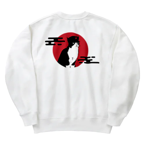 【後プリント】人民帽猫  Heavyweight Crew Neck Sweatshirt