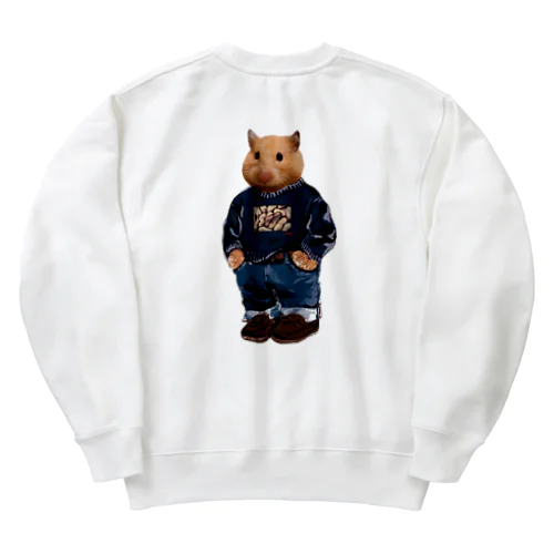 はとふろーれん背面 Heavyweight Crew Neck Sweatshirt