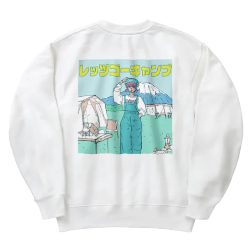 レッツゴーキャンプ（クリエイターコラボ） Heavyweight Crew Neck Sweatshirt