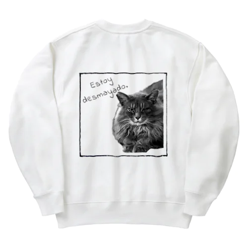 はらぺこしろ Heavyweight Crew Neck Sweatshirt