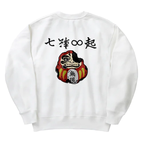 無限達磨　 Heavyweight Crew Neck Sweatshirt