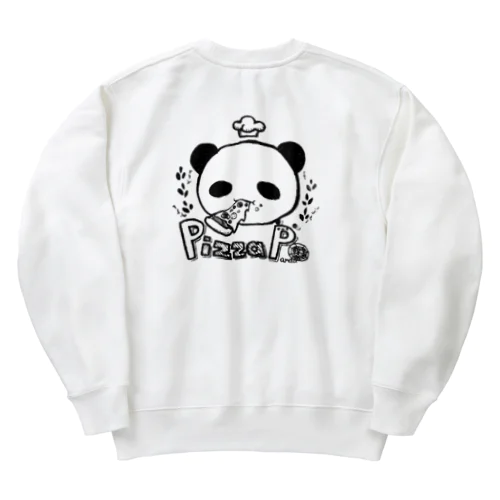 ぴっつぁぱんだ Heavyweight Crew Neck Sweatshirt