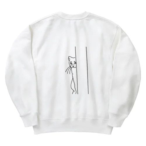 ねこはみた。 Heavyweight Crew Neck Sweatshirt