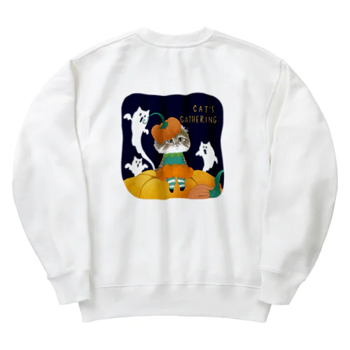 イタズラ猫10ズ（すず） Heavyweight Crew Neck Sweatshirt