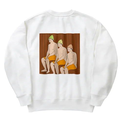 サウナーおじさん Heavyweight Crew Neck Sweatshirt