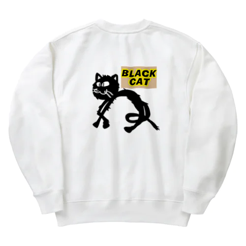  BLACK  CAT Heavyweight Crew Neck Sweatshirt