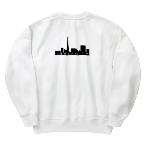 DIVERCITY バックプリントロゴスウェット Heavyweight Crew Neck Sweatshirt