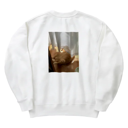 Shion is sleeping Heavyweight Crew Neck Sweatshirt