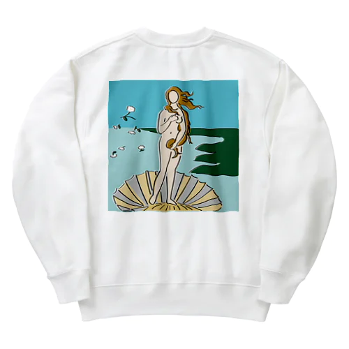 Birth of Venus Heavyweight Crew Neck Sweatshirt