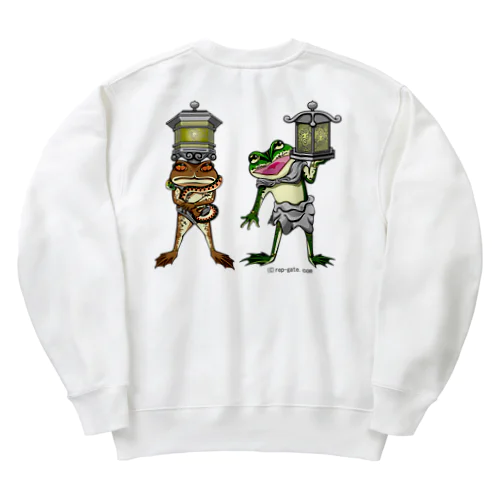 龍燈鬼・天燈鬼コンビバックプリント Heavyweight Crew Neck Sweatshirt