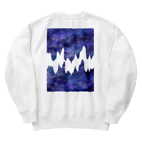 青紫イメージ Heavyweight Crew Neck Sweatshirt