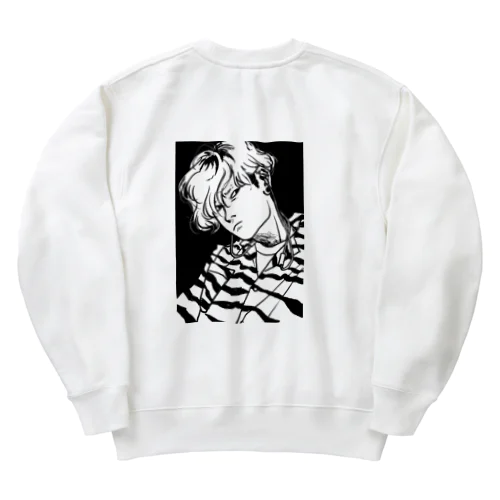 Kちゃん睨み Heavyweight Crew Neck Sweatshirt