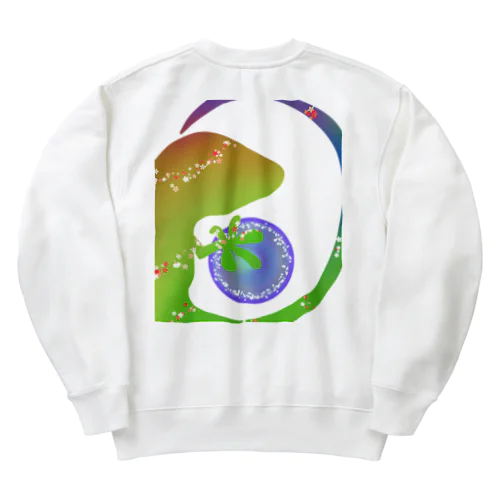 ヤモリ Heavyweight Crew Neck Sweatshirt