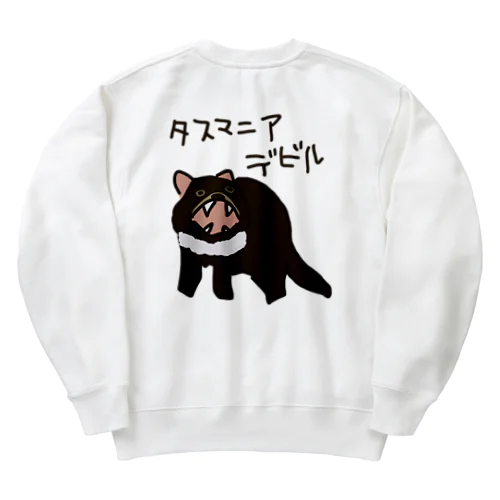 【バックプリント】新タスマニアデビル Heavyweight Crew Neck Sweatshirt