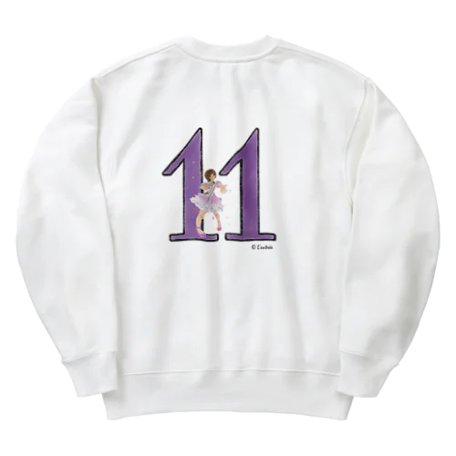 誕生月number　１１月（学園祭のアイドル） Heavyweight Crew Neck Sweatshirt