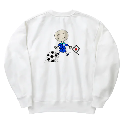 サッカー代表の豆太郎 Heavyweight Crew Neck Sweatshirt