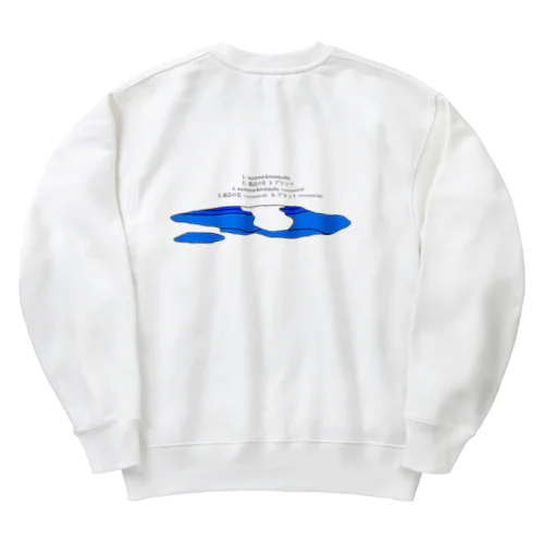 summer&mosquito（表裏デザイン）Type-A Heavyweight Crew Neck Sweatshirt