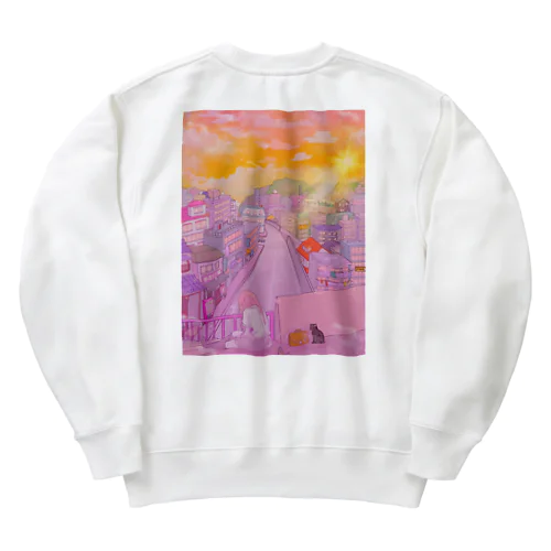 次の世界で Heavyweight Crew Neck Sweatshirt