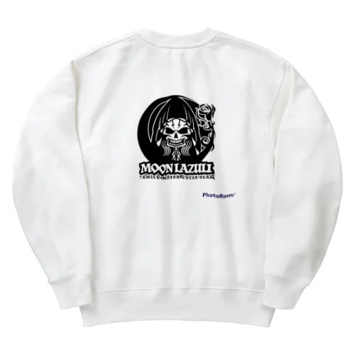 MOON LAZULI Heavyweight Crew Neck Sweatshirt